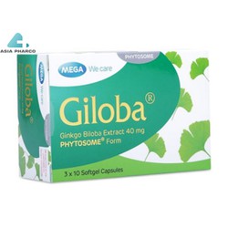 Giloba 40Mg- tăng tuần hoàn não, dưỡng não
