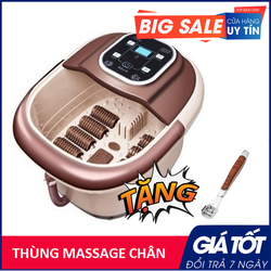 Chậu massage chân tặng dụng cụ chà gót chân [Được...