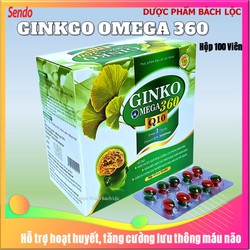 VIên uống bổ não Ginko Ome.ga 360mg Q10 - France G...