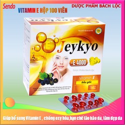 Viên Uống đẹp da Vitamin E Đỏ Jeykyo 4000mcg Chiết...