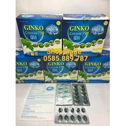 Ginko Citicoline 790 Q10 ginkgo cải thiện chứng mấ...