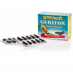 Geriton Viên uống Nhân Sâm Tăng sức đề kháng Giảm...