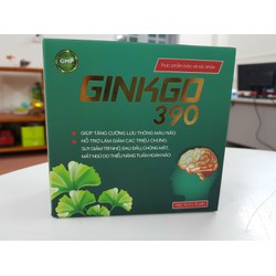 Viên Uống Bổ Não Ginkgo 390 giúp bổ não, tăng cườn...