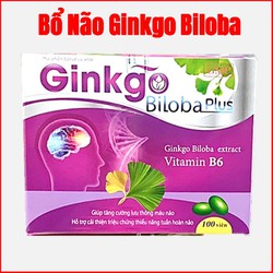 [Hộp 100 Viên] Viên Uống Bổ Não Ginkgo Biloga Plus...