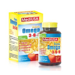 [Hộp 90 viên] Viên bổ mắt, omega 3 6 9 MEDIUSA OME...