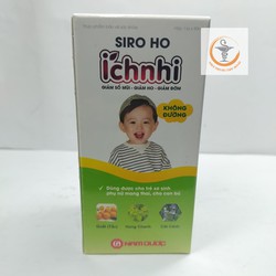Siro Ho Cảm Ích Nhi Không Đường - Lọ 90ml