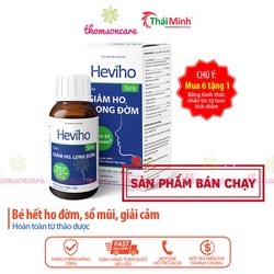 Siro giảm ho Heviho lọ 100ml giảm đau họng thanh q...
