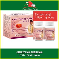 Cốt Thoái Vương Hộp 180 Viên - Giảm Đau Nhức & Hỗ...