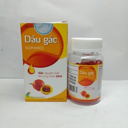 Dầu Gấc Isopharco - Lọ 100 Viên
