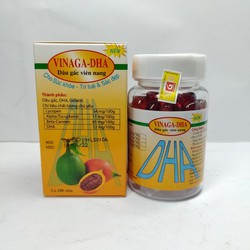 Dầu Gấc Vinaga DHA - Lọ 100 Viên