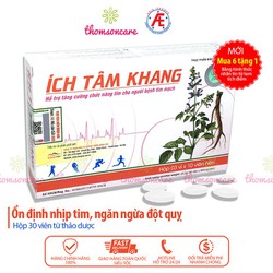 Ích Tâm Khang tăng cường sức khỏe tim mạch hộp 30...