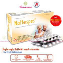 Nattospes tăng sức khỏe tuần hoàn não hộp 30 viên...