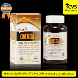 Viên uống Triple OMEGA3,6,9 - Hỗ Trợ Sức Khỏe Tim...