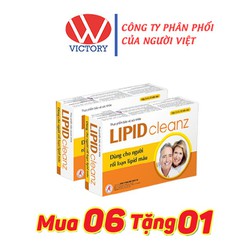 [Mua 6 Tặng Ngay 1] Lipidcleanz (Hộp 30 Viên) - Gi...