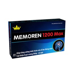 Viên bổ não Memoren 1200 Max Kingphar – Hỗ trợ hoạ...
