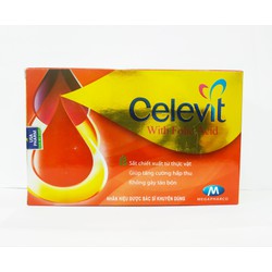 VIÊN UỐNG BỔ MÁU CELEVIT FOLIC ACID - BỔ SUNG SẮT...