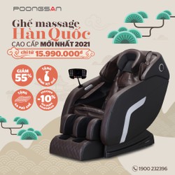 Ghế Massage Cao Cấp Công Nghệ Hàn Quốc Poongsan MC...