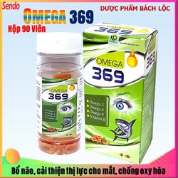 Viên Uống Dầu Cá O.me.ga 369 Giúp Bổ Não, Sáng Mắt...
