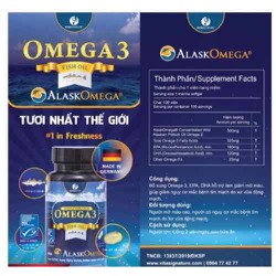 ALASKOMEGA 100 viên nhập khẩu nguyên hộp từ Đức