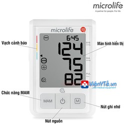 Máy đo huyết áp điện tử Microlife B3 AFIB ADVANCED