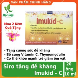 Siro tăng đề kháng Imukid - C hỗ trợ tăng cường sứ...