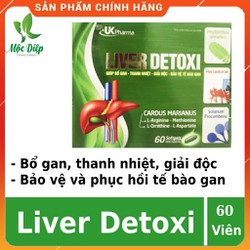 Viên uống bổ gan thanh nhiệt giải độc Liver Detoxi...