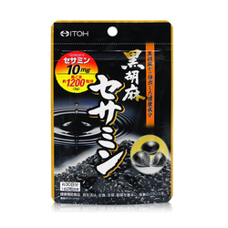 Viên uống mè đen ITOH Black Sesame Sesamin 250mgx6...