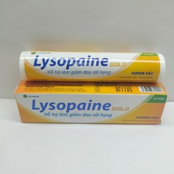 Viên Ngậm Giảm Đau Rát Họng Lysopaine Gold Hương D...
