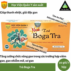 Trà thảo dược bổ gan BOGA TRA Học Viên Quân Y- Giú...