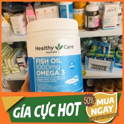 Dầu cá 3 Healthy Care Fish Oil 1000mg - Úc