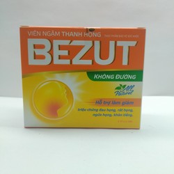 Viên Ngậm Thanh Họng Bezut Không Đường - Hộp 20 Vi...