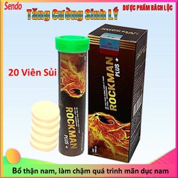 [Tuýp 20 viên] Viên Sủi Tăng Cường SInh Lý RockMan...