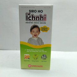 Siro Ho Cảm Ích Nhi Không Đường - Lọ 90ml