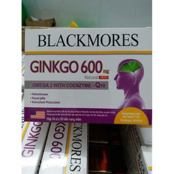 Viên uống bổ não BlackMores Ginkgo 600mg hộp 100v