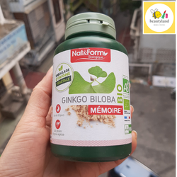 Bổ não Ginkgo Biloba Memoire Bio Nat & Form