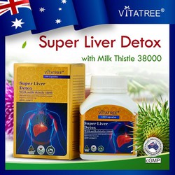 Viên uống thải độc gan Vitatree Super Liver Detox...