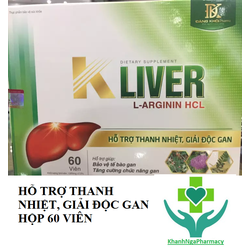 KLIVER - GIÚP BỔ GAN, THẢI ĐỘC CƠ THỂ TĂNG CƯỜNG C...