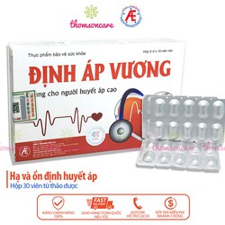 Viên uống ổn định huyết áp Định Áp Vương hộp 30 vi...
