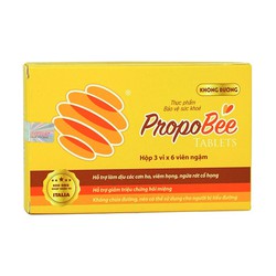 PROPOBEE - Viên ngậm giảm ho, không đường từ keo o...