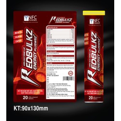 Viên Sủi Tăng Lực RedBulkz- Giúp Bổ Sung Vitamin N...