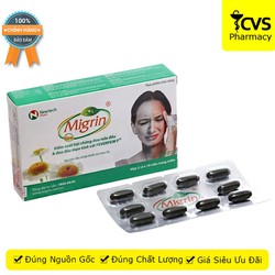Viên uống Migrin New (20 viên) chiết xuất từ thảo...