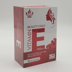 Viên uống đẹp da Vitamin E Beauty Gold 400mg hộp 3...