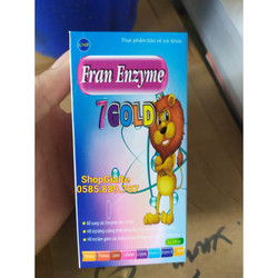 Fran Enzyme 7 gold cân hằng hệ vi sinh đường ruột,...