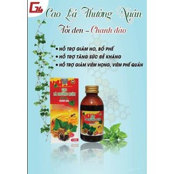 cao ho tỏi den chanh đào