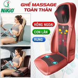 Ghế massage lưng, cổ, mông xoa bóp day ấn rung, nh...
