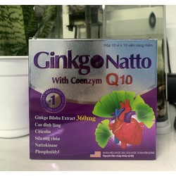 (Chính Hãng) Ginkgo natto Coenzym Q10 - giúp tăn...