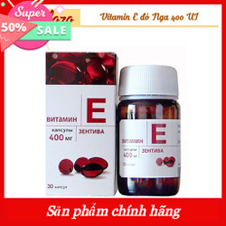 [hot] Vitamin E Đỏ Nga Zentiva 400 lọ 30 viên- HÀN...