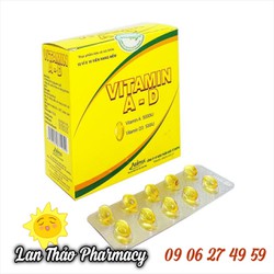 VITAMIN A D HỘP 100 VIÊN GIÚP HỖ TRỢ THỊ LỰC BỔ MẮ...