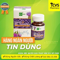 Viên Uống OIC NANO SILYMARIN (Hộp 60 Viên) giúp tă...