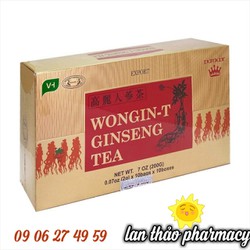 TRÀ SÂM WONGIN T GINSENG TEA HỘP 100 GÓI CHÍNH HÃN...